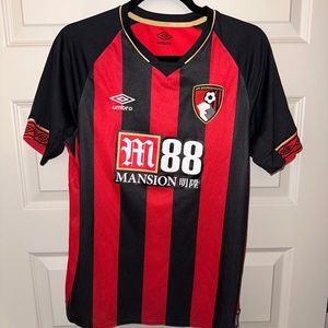Mens Bournemouth 2018-2019 Home Jersey Size Medium